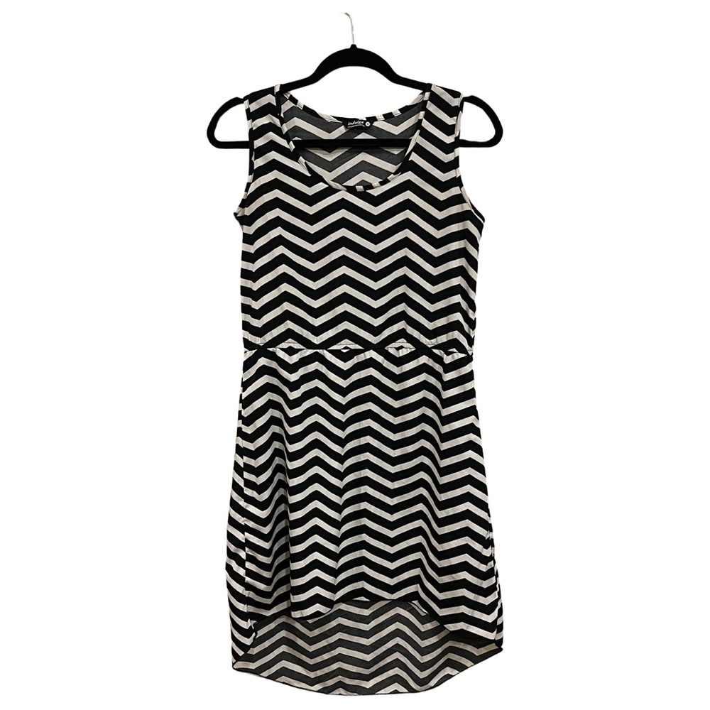 Indulge-Gogo Apparel High Low Chevron Dress S